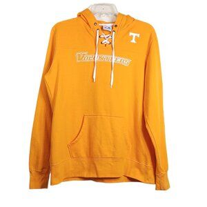 Tennessee Volunteers Hoodie Womens Medium Orange Lace Up University Sweatshirt